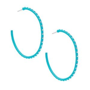 •Kendra Scott• Val Crystal Hoop Earrings